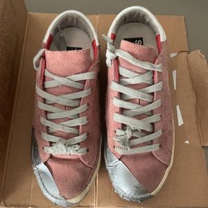 Golden Goose Sneakers Superstar Col A40 Pink Skate/Silver Scotch